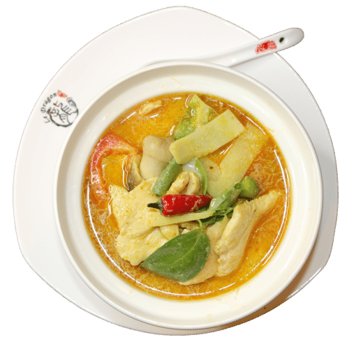 Thaï poulet au curry vert