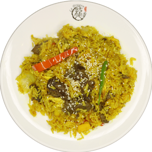 Thaï riz sauté au boeuf