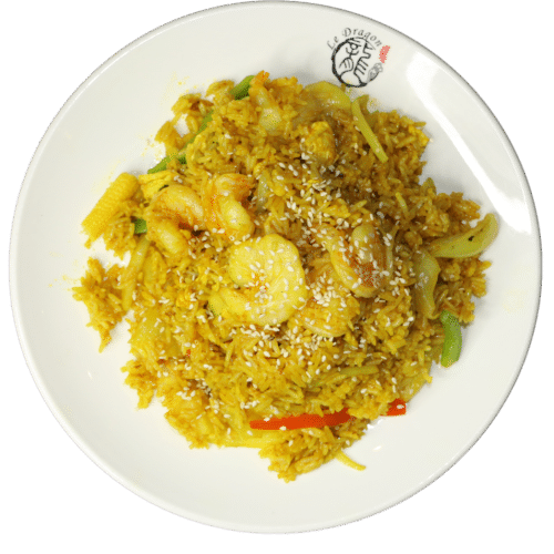 Thaï riz sauté aux crevettes