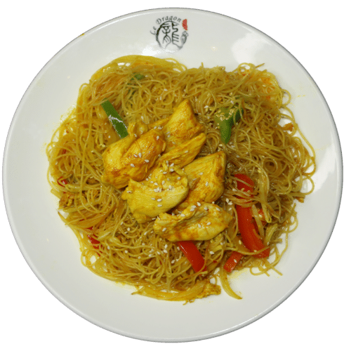 Vermicelles de riz au poulet