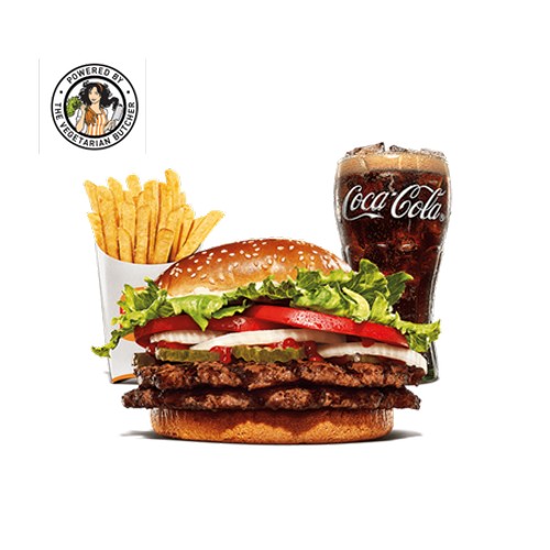 Menu Medium Veggie Double Whopper