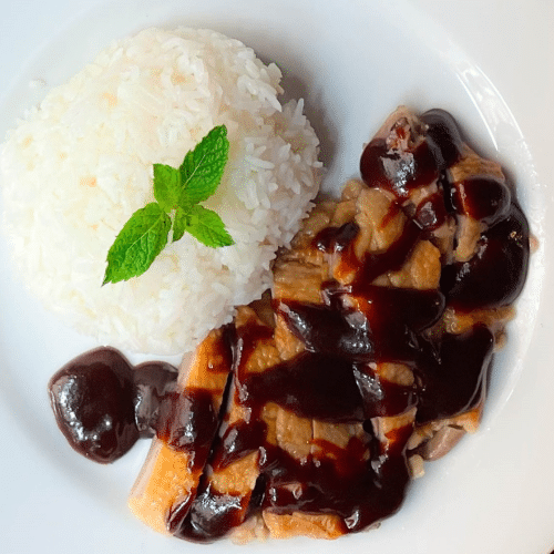 Canard sauce prune épicée