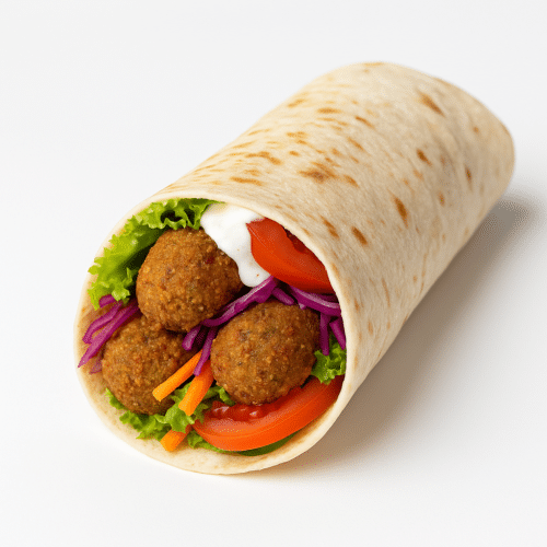 Falafel im Fladenbrot