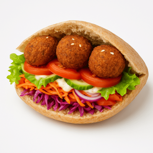 Falafel im Taschenbrot