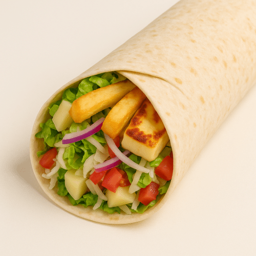 Gyros Halloumi im Fladenbrot