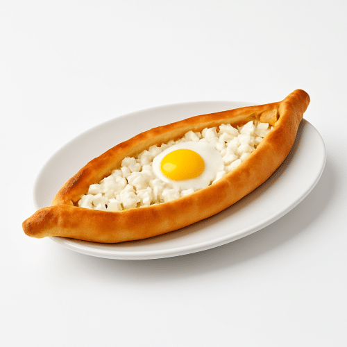 Pide mit Fetakäse und Ei