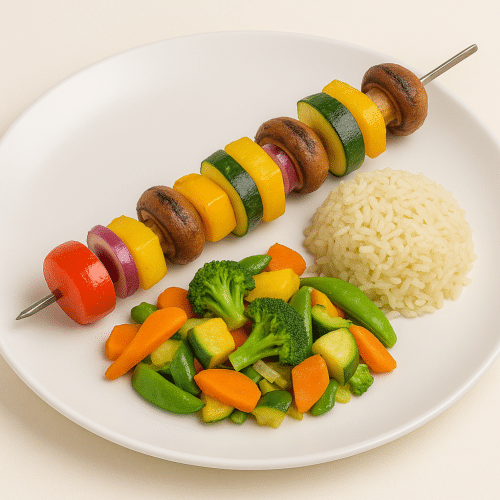 Vegetarischer Grillspiess