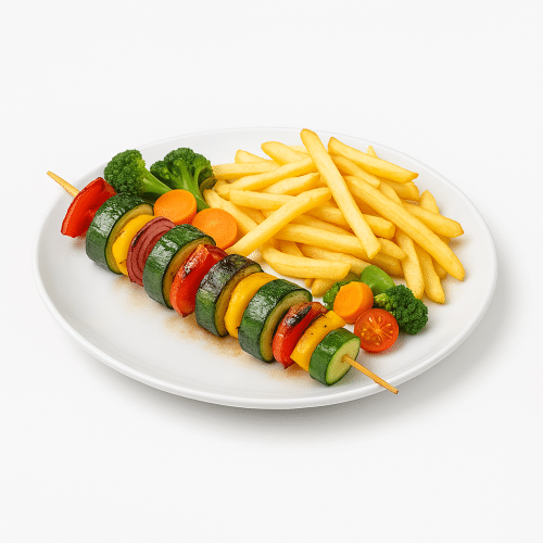 Vegetarischer Grillspiess