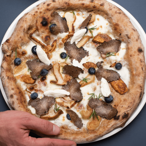 Pizza Tartufo del Bosco Bianca