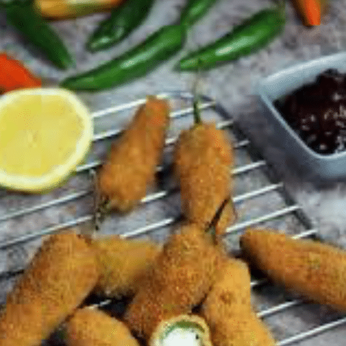 Cream Cheese Jalapenos (Vegi Cheese Nuggets) 6 Stk.