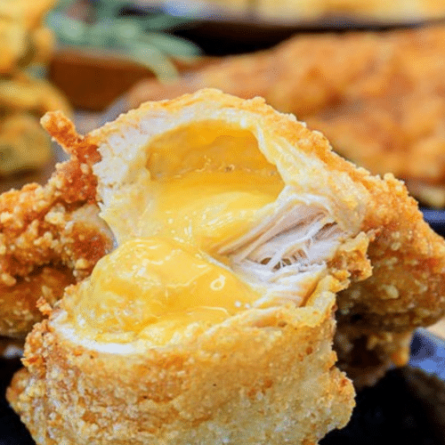 Cheesy Fried Chicken