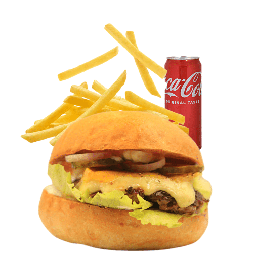 Raclette Burger Menü