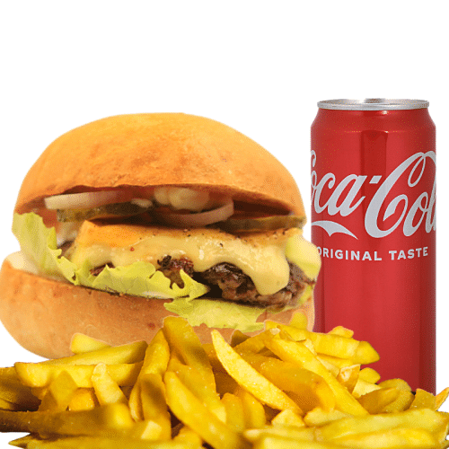 Raclette Burger Menü