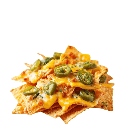 Tortilla-Chips mit Chili-Cheesesauce