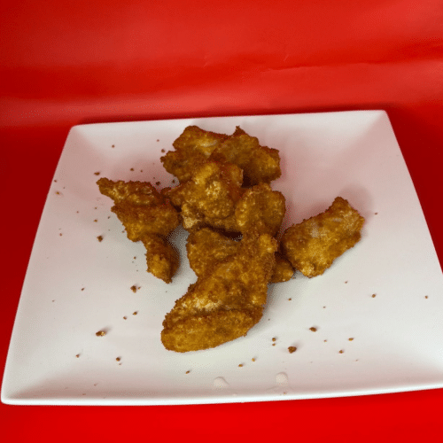 Pouletschnitzel im hausgemachtem Taschenbrot
