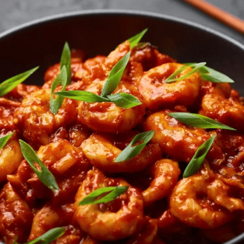 Crevetten Szechuan (scharf)