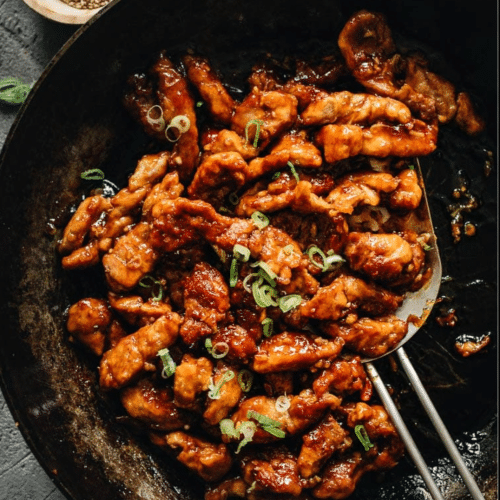 Crispy Fried Pork Soy Honey Glazed