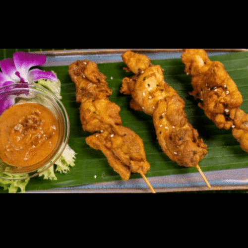 Pouletspiessli Saté (3 Stück)