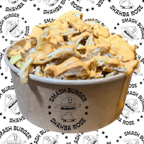 Eimer mit Shawarma Poulet und Pommes Frites