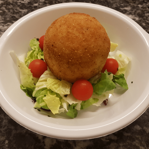 Arancino di riso aux aubergines (végetarien)