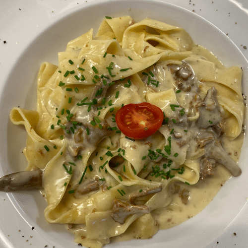 Papardelle mit Eierschwämmli
