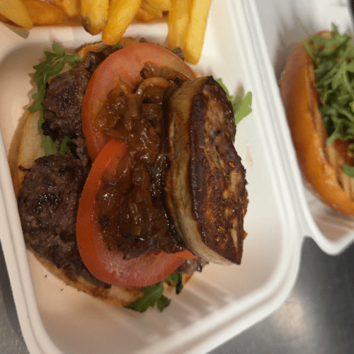 Burger Foie Gras avec frites