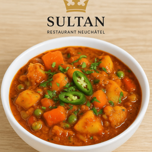 Légumes vindaloo (épicés)