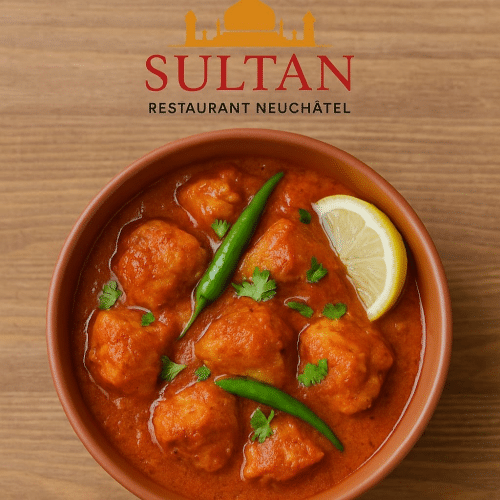 Poulet vindaloo (épicé)