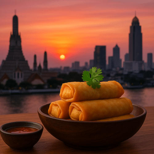 Ying's hausgemachte Frühlingsrollen (vegetarisch)