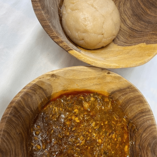 Foufou and Okra