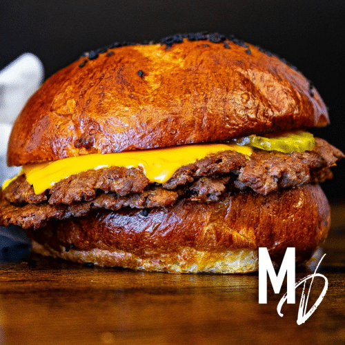 BBQ Double Cheeseburger