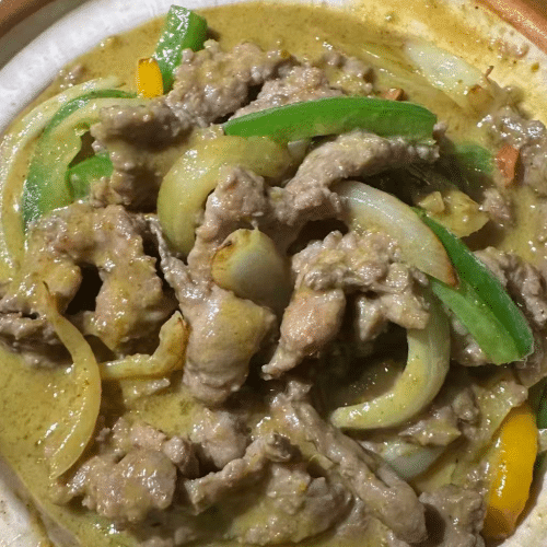Boeuf au curry vert 绿咖喱牛