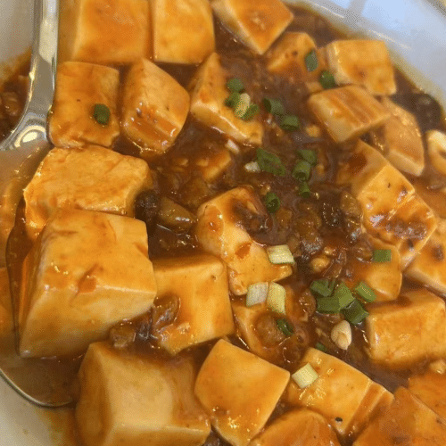Mapo tofu (épicé) 麻婆豆腐