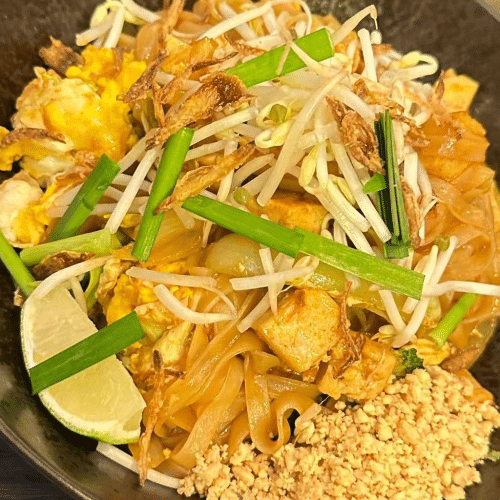 Pad Thai 泰式鸡河粉 (牛, 虾, 豆腐)