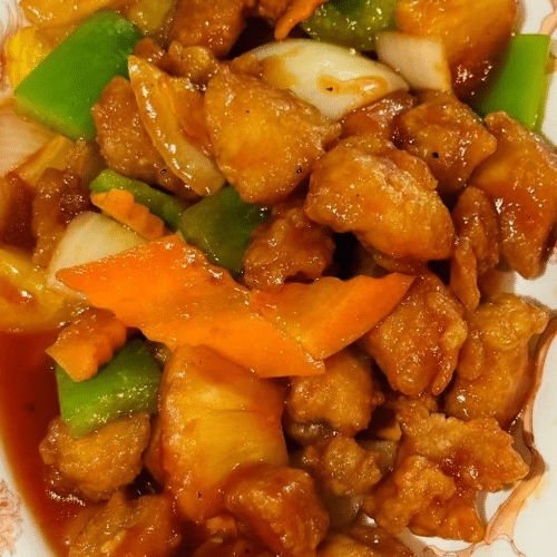 Pané de poulet aigre doux 酸甜鸡