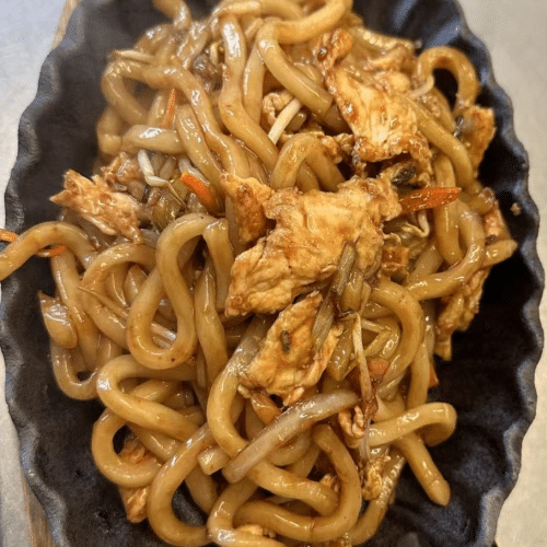 Plat chaud de nouilles Udon 铁板乌冬