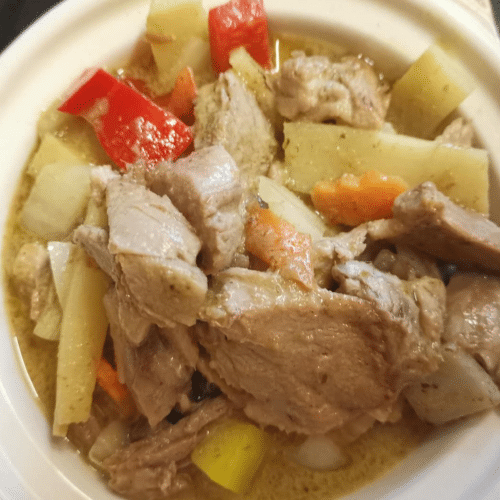 Poulet au curry vert 绿咖喱鸡