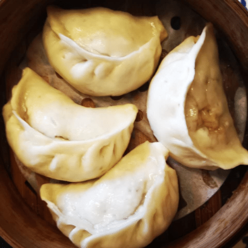 Raviolis au porc à la vapeur (4 pièces) 蒸饺