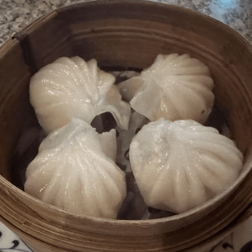 Raviolis aux crevettes à la vapeur (4 pièces) 虾饺