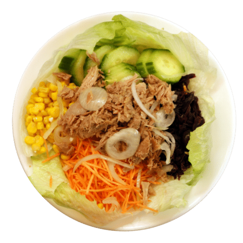 Garnierter Thunfischsalat