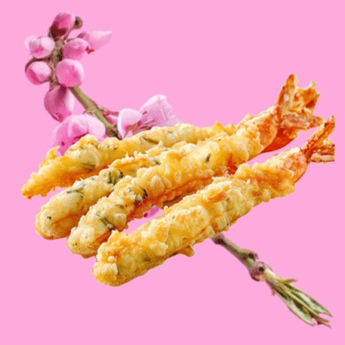 Crevetten paniert mit Kokosflocken ( 5 Stk)