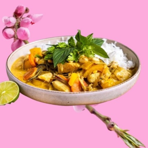 Gelbes Bananen Curry