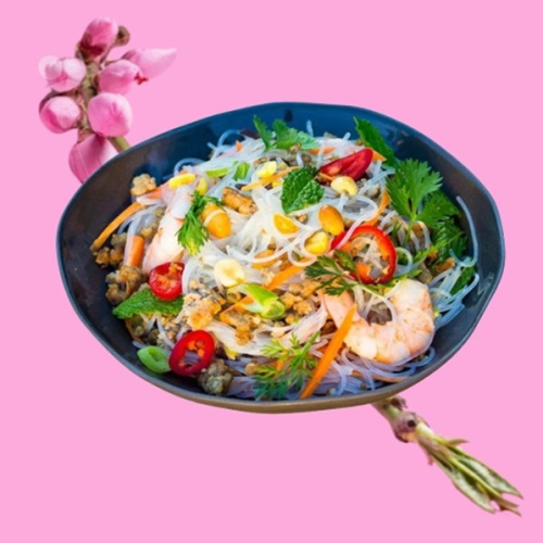 Thai Glasnudelsuppe mit Chicken