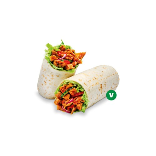 Plant-Based Chicken Teriyaki​ Wrap
