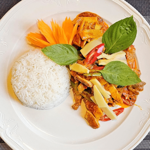 Phad Muh Sei Noh Mai (mittelscharf)