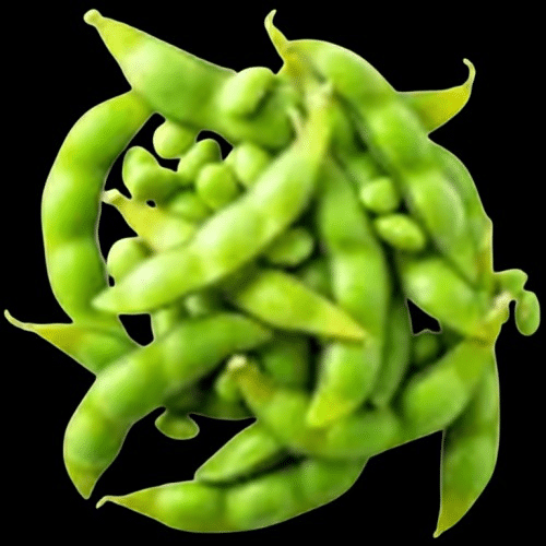 Spicy Edamame mit Meersalz und Chili