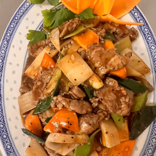 Bœuf à la sauce au poiver noir(46)