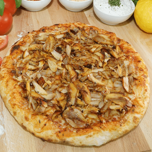Pizza Poulet-Kalbs Kebap