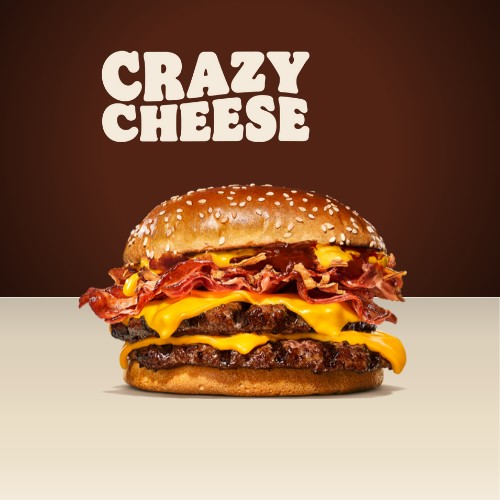 Crazy Cheese BBQ Double