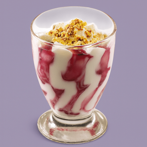 Pistacchio Amarena-Becher im Glas